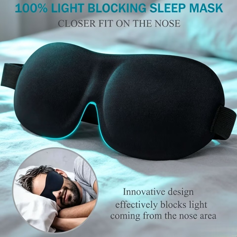 3D Sleep Mask Blindfold 2pcs S - огляд і ціна 3D Printing Mask