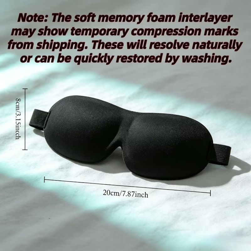 3D Sleep Mask Blindfold 2pcs S - огляд і ціна 3D Printing Mask