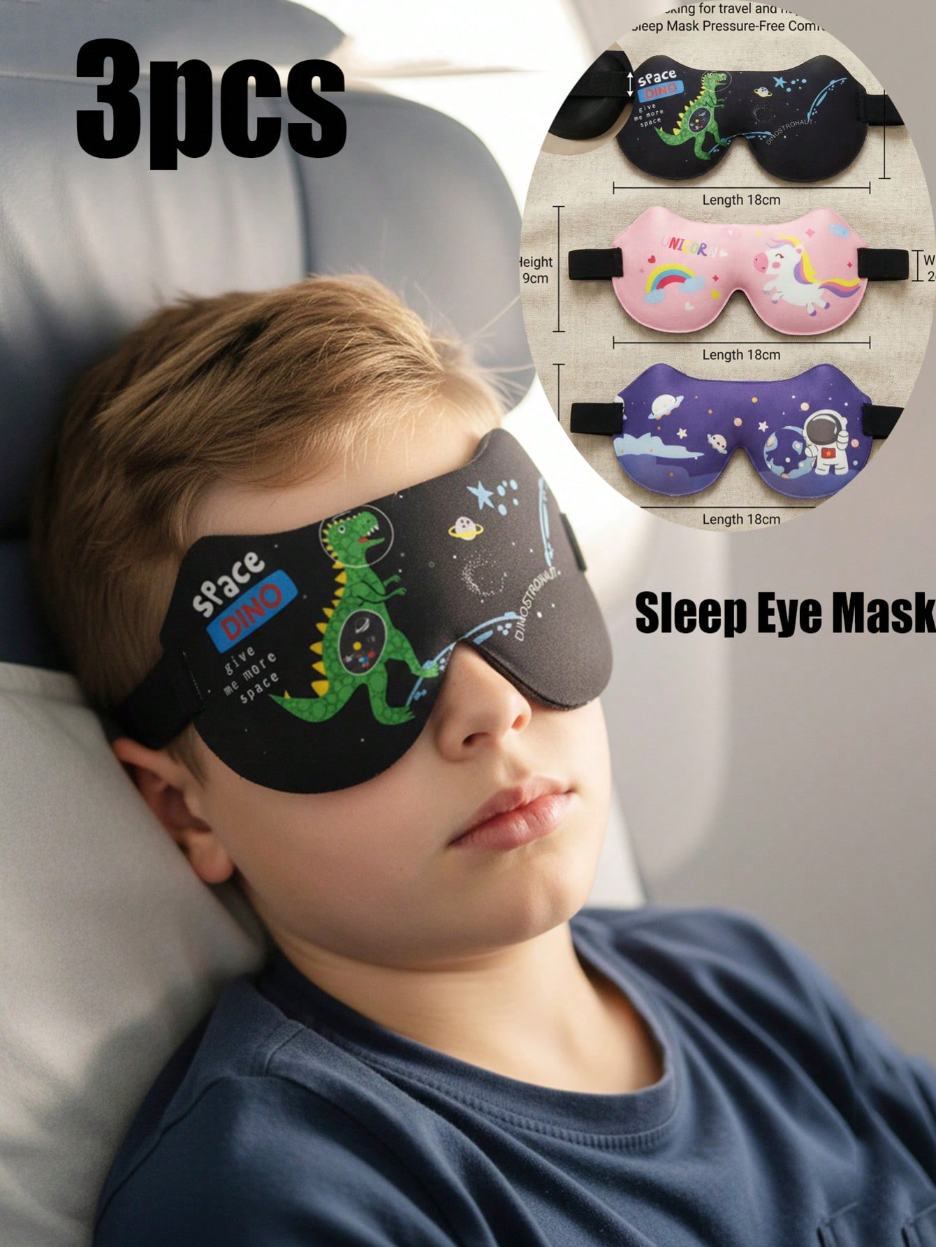 3Pcs Kids Adults 3D Stereo Sle - огляд і ціна 3D Printing Mask