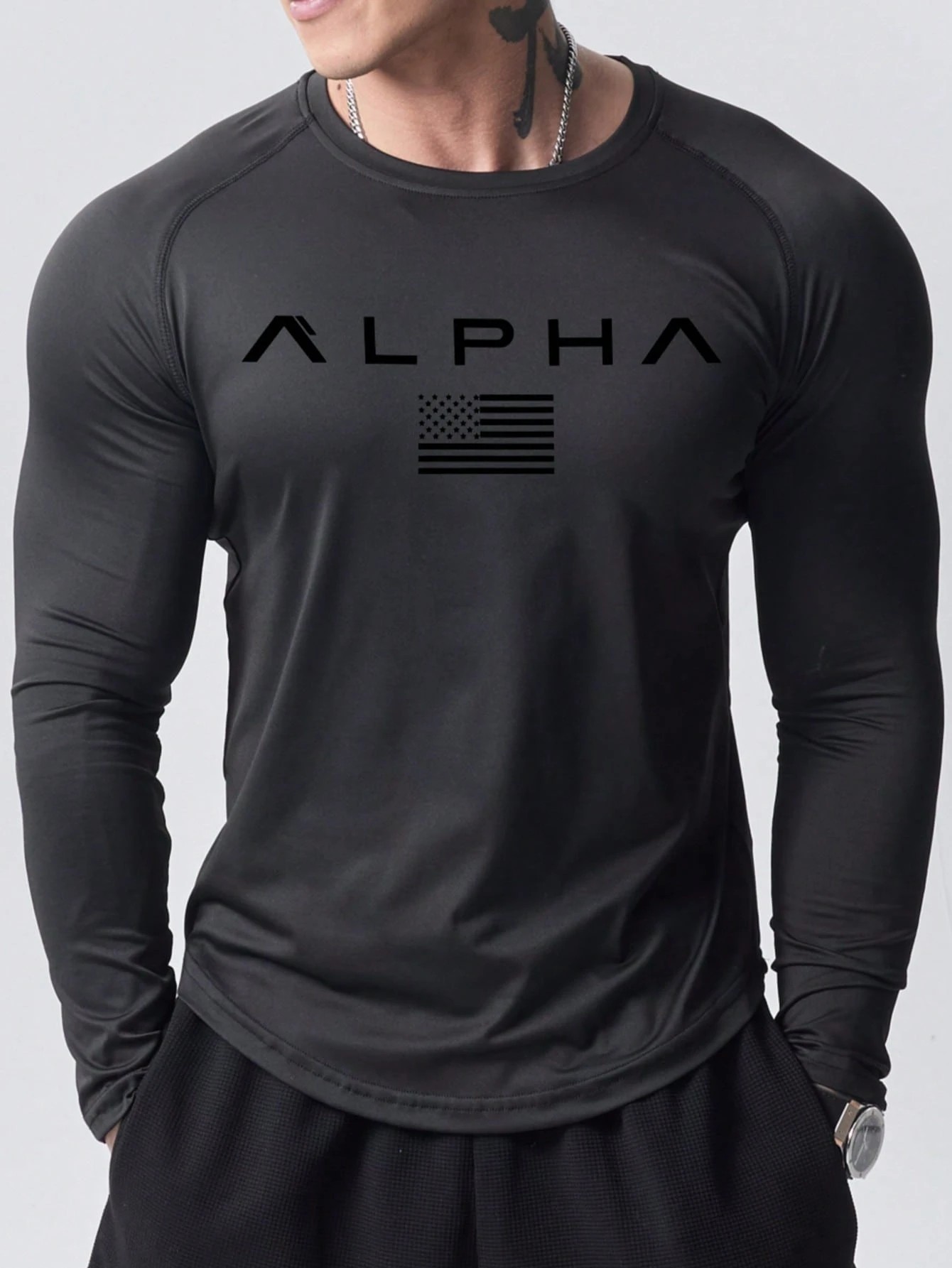 New Men's Long-Sleeved T-Shirt - огляд і ціна 3D Printing Custom