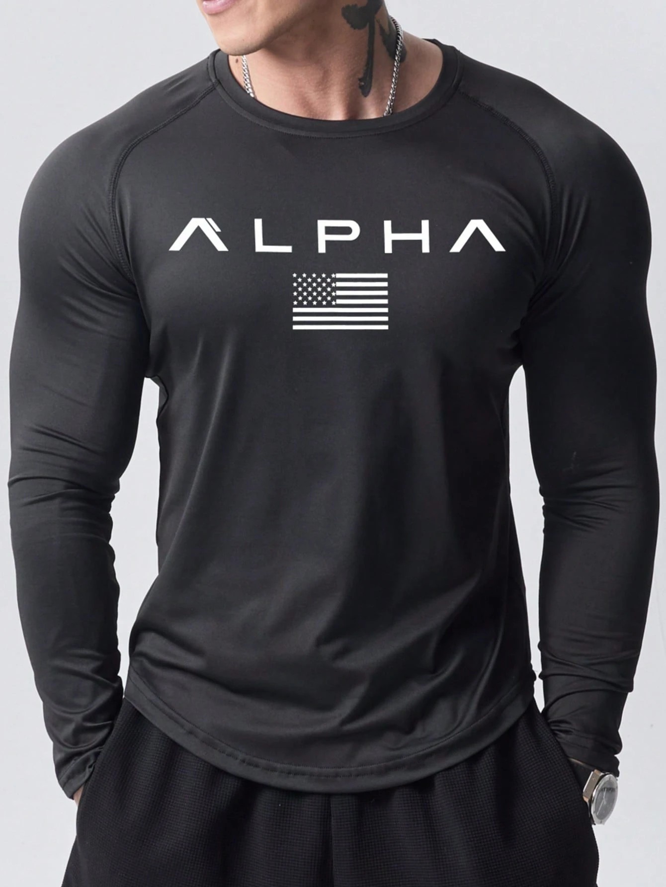 New Men's Long-Sleeved T-Shirt - огляд і ціна 3D Printing Custom