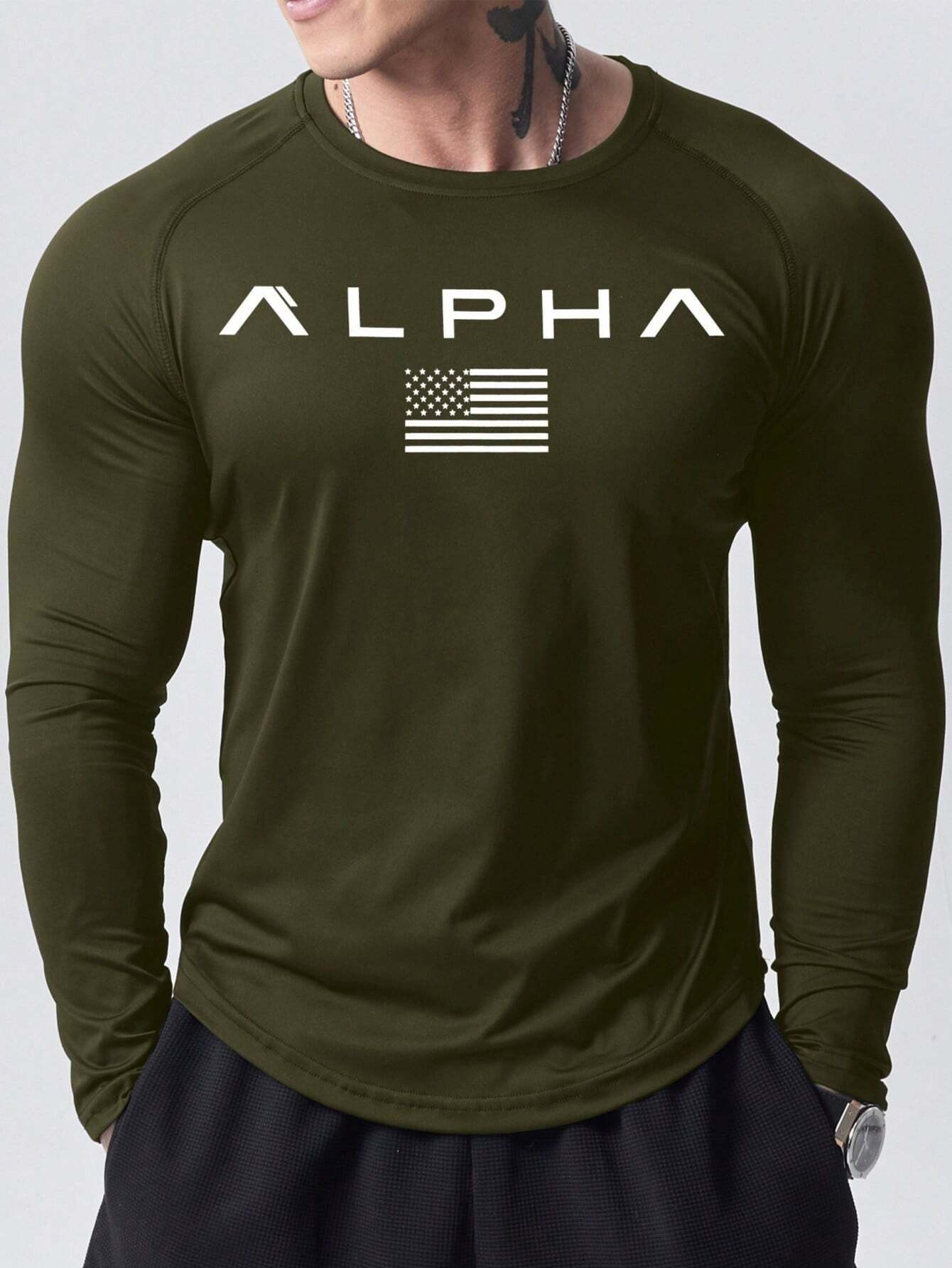 New Men's Long-Sleeved T-Shirt - огляд і ціна 3D Printing Custom