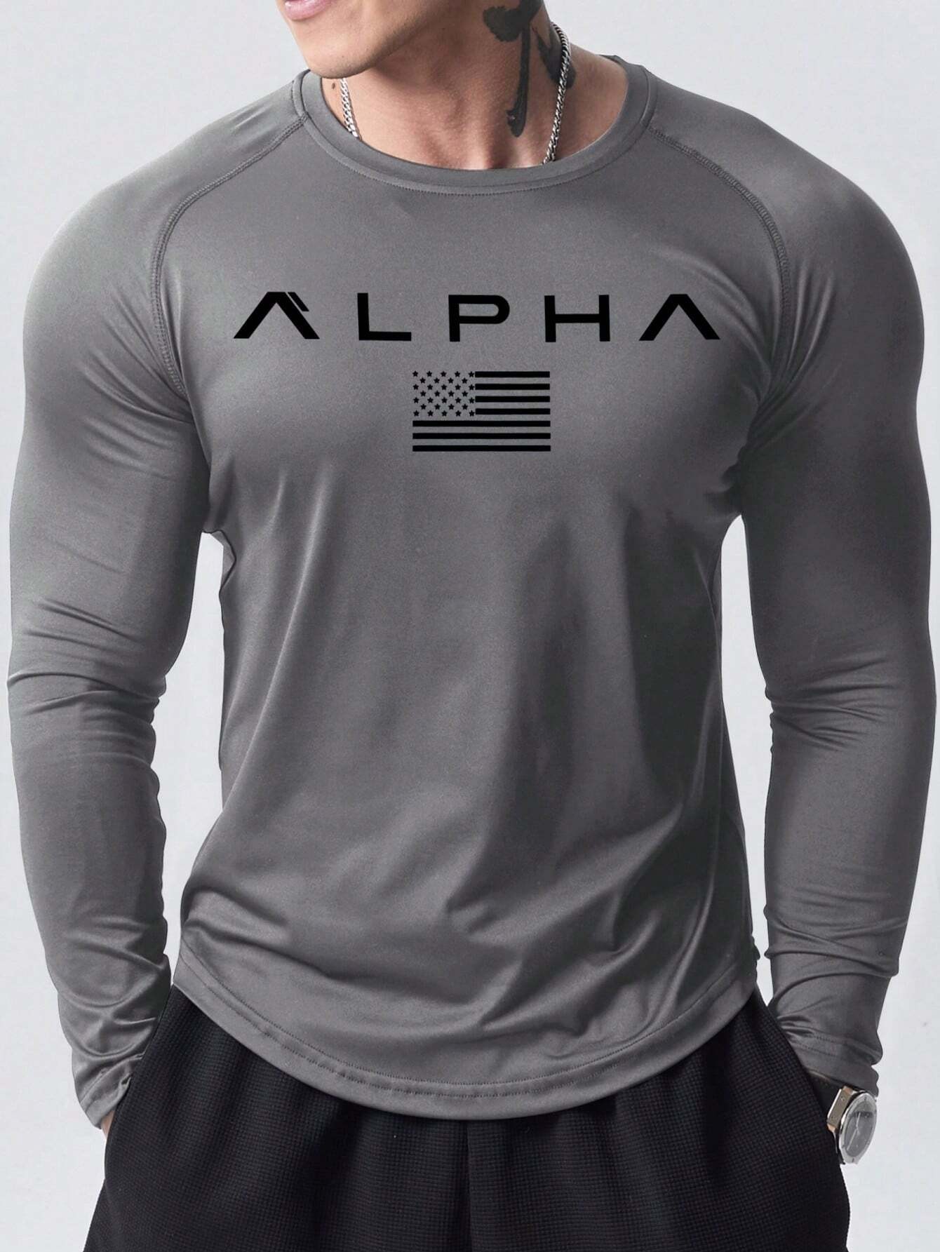 New Men's Long-Sleeved T-Shirt - огляд і ціна 3D Printing Custom