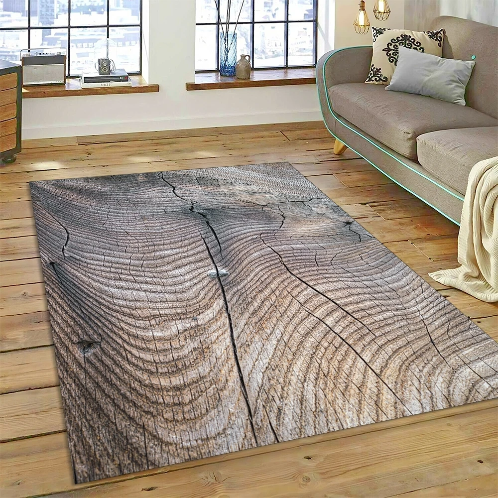 Color 3D Wood Grain Lines Rug  - огляд і ціна 3D Printing Online Service