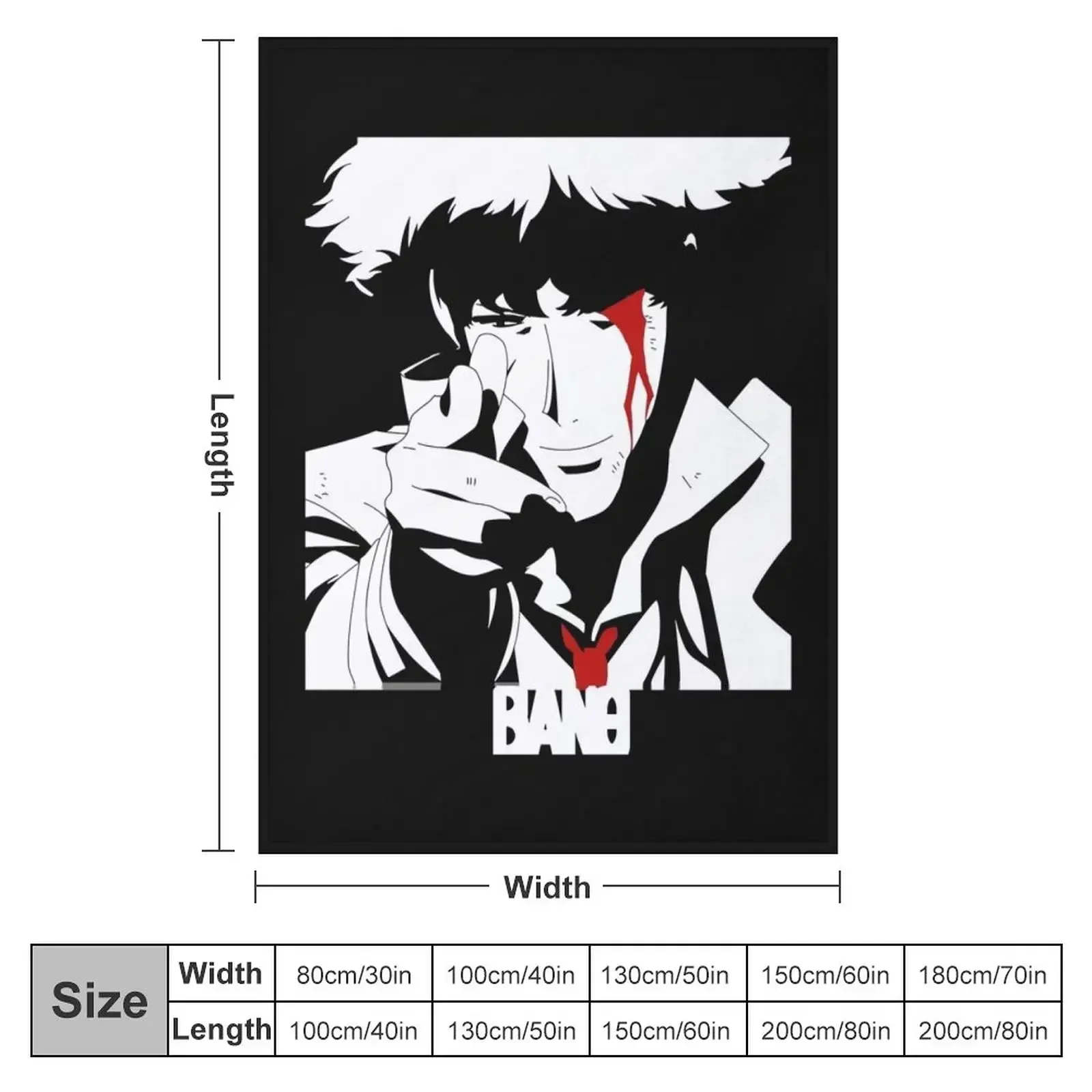 cowboy bebob Throw Blanket bla - огляд і ціна 3D Printing Custom