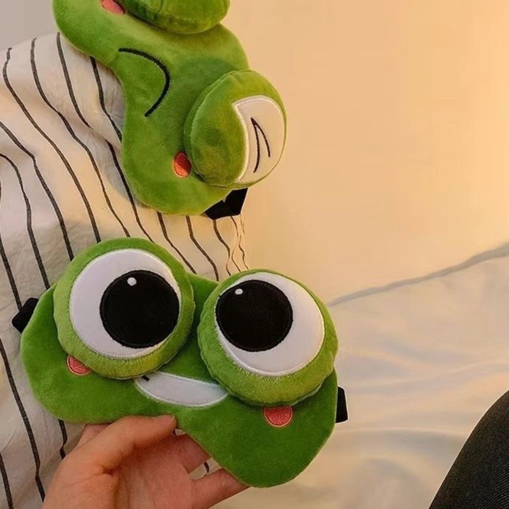 Lovely Cartoon Frog Sleep Eye  - огляд і ціна 3D Printing Mask