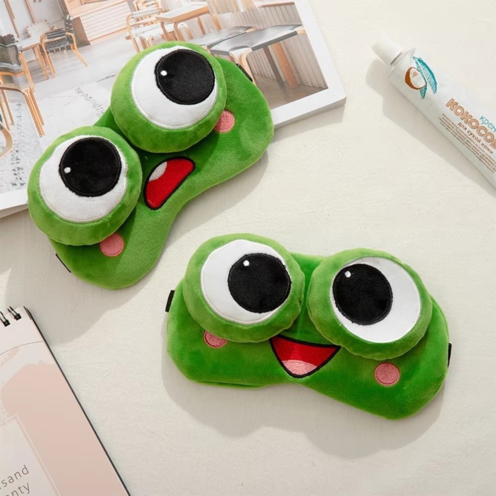 Lovely Cartoon Frog Sleep Eye  - огляд і ціна 3D Printing Mask