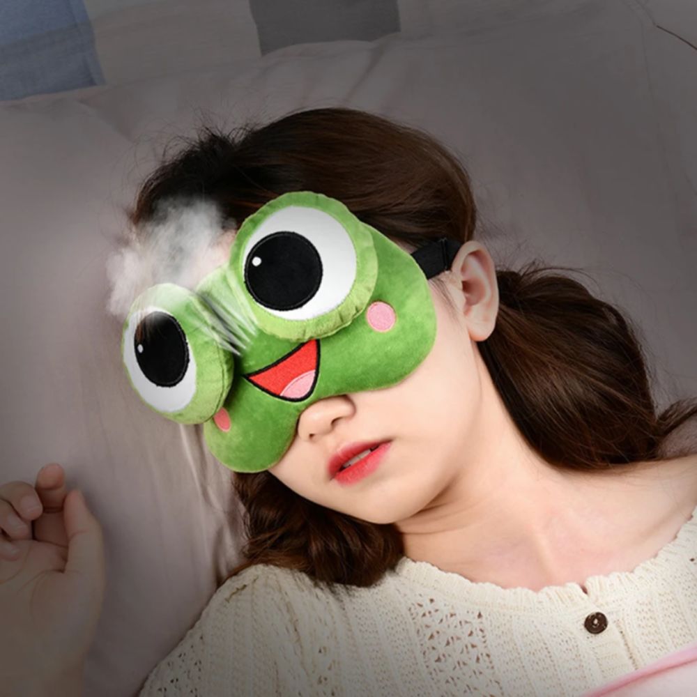 Lovely Cartoon Frog Sleep Eye  - огляд і ціна 3D Printing Mask