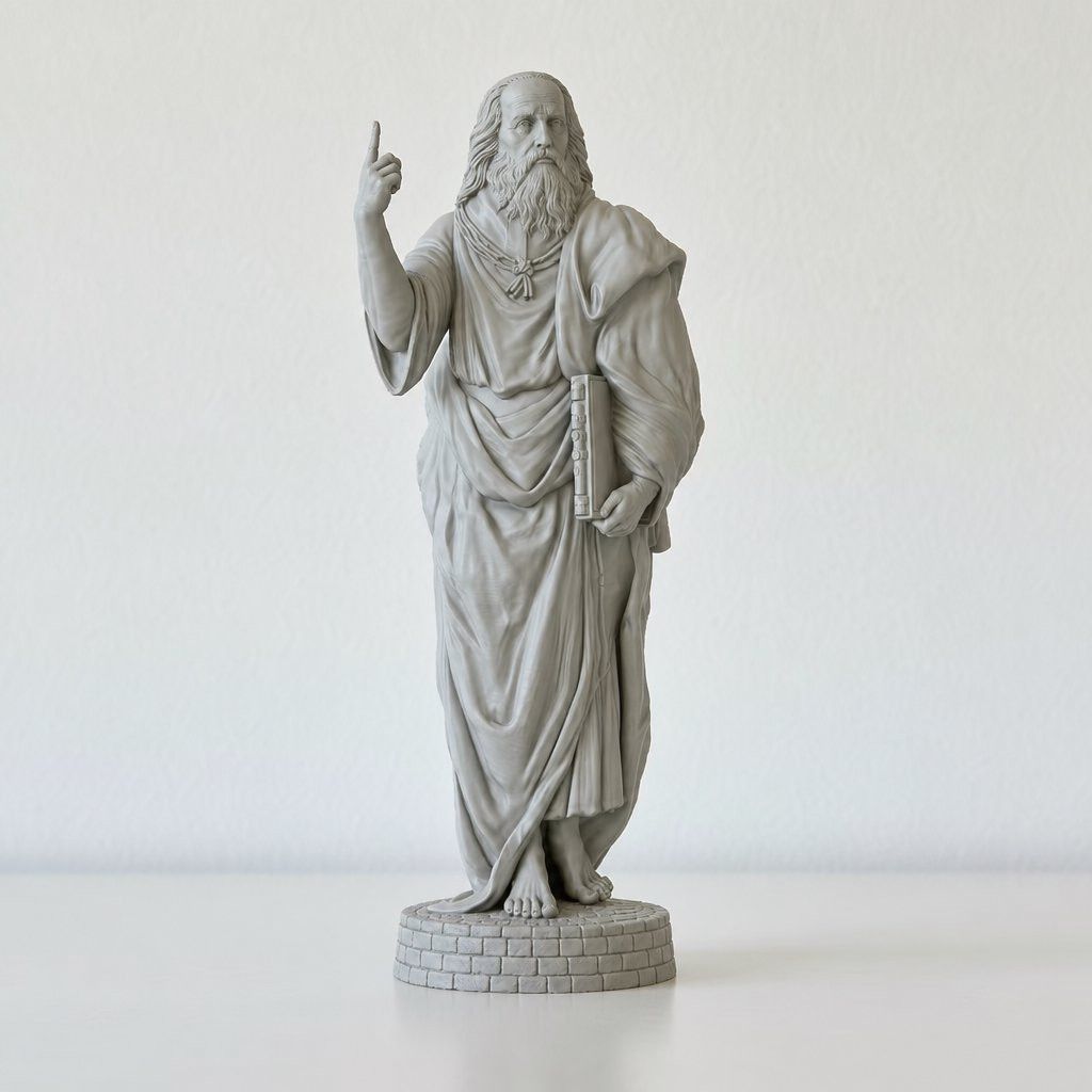 Statue of Plato The Guide Anci - огляд і ціна 3D Printing Guide