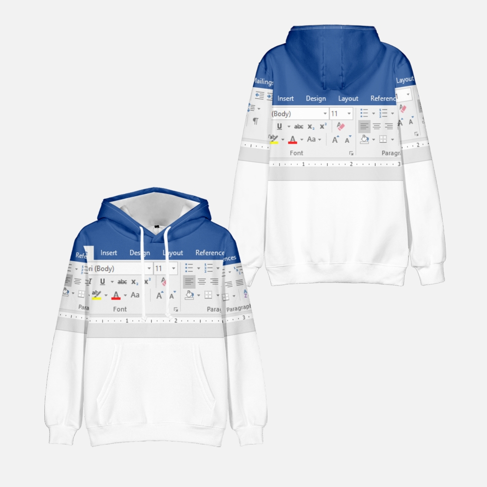 Casual Excel Hoodie For Men An - огляд і ціна 3D Printing Online Service