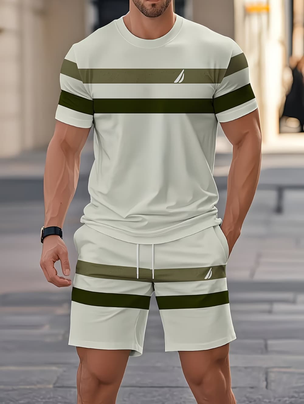 Men's Summer Sets Funny 3D Str - огляд і ціна 3D Printing Custom