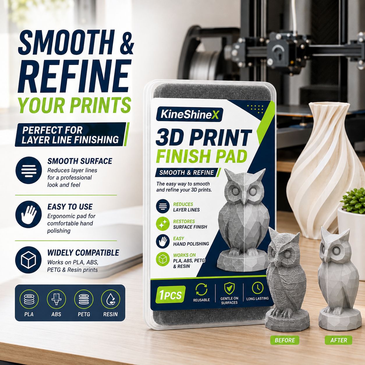 3D Print Finishing Pad, Reusab - огляд і ціна 3D Printing Bambu Lab