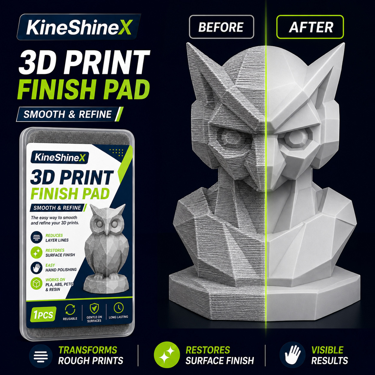 3D Print Finishing Pad, Reusab - огляд і ціна 3D Printing Bambu Lab