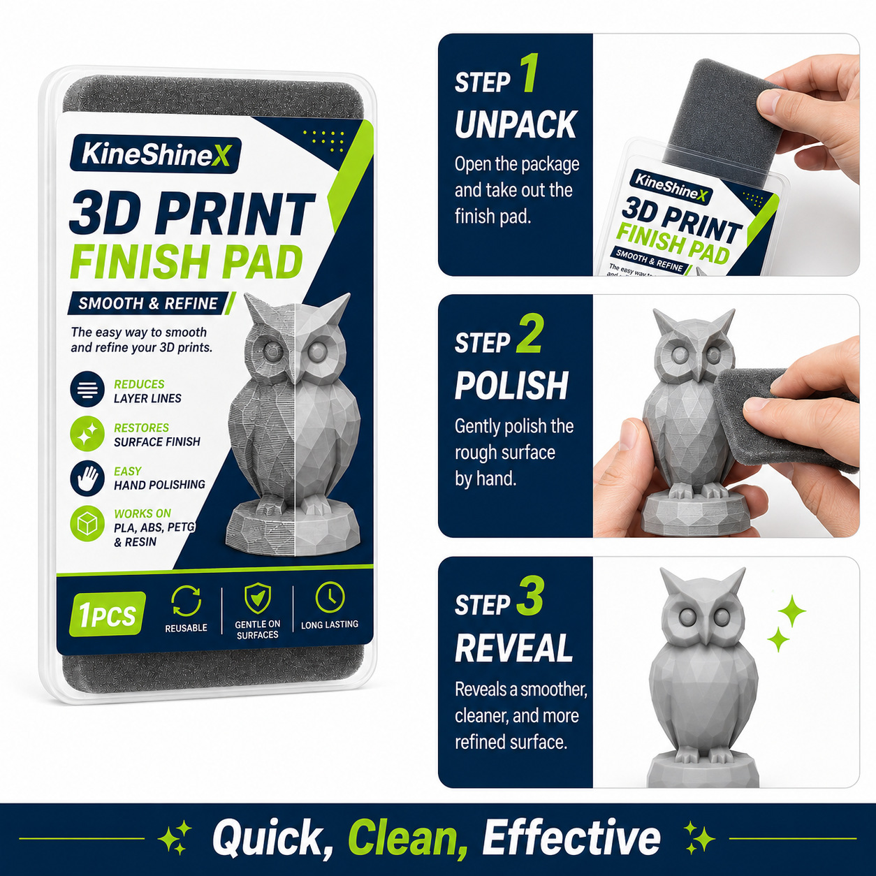 3D Print Finishing Pad, Reusab - огляд і ціна 3D Printing Bambu Lab