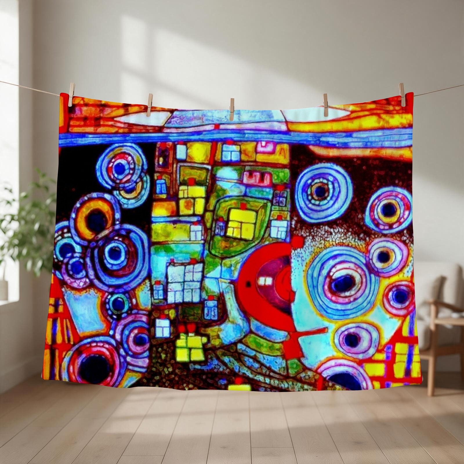 Qatar 813 neon Throw Blanket c - огляд і ціна 3D Printing Qatar